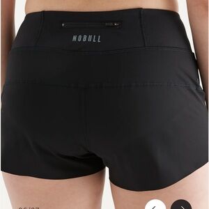 NOBULL Women's Black Pace Short 3" Athletic Shorts‎ Large
